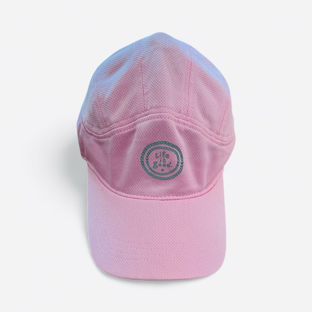 Life is Good Pink Mesh Baseball Cap – Adjustable – Lightweight & Breathable